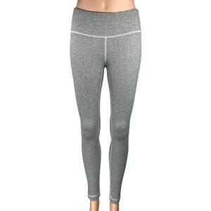 Lululemon Wunder Under Gray Herringbone Skinny Low Rise Yoga Leggings Pants 4